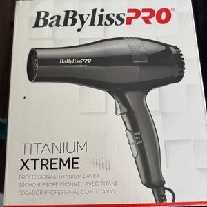 BaBylissPRO Xtreme Titanium Hair Dryer in Black